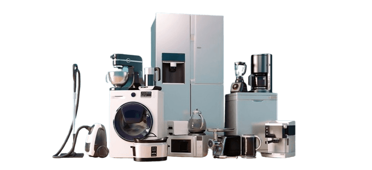 Washers, fridges, and kitchen appliances